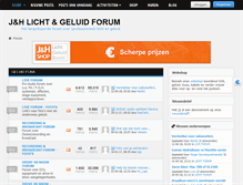 Tablet Screenshot of forum.licht-geluid.nl